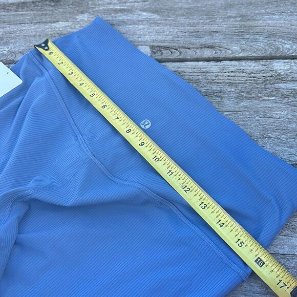 Lululemon Align High-Rise Ribbed Mini-Flared Pant Regular oasis blue size 12 NWT - Picture 4 of 6